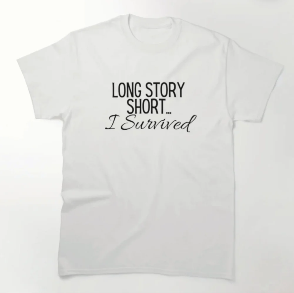 NWT, standard, traditional t-shirt for everyday wear,"I Survived" Graphic Tee - Picture 3 of 8